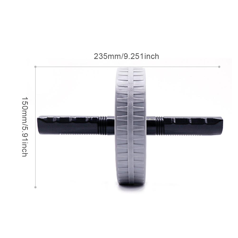 Abdominal Wheel Non-slip Abdominal Roller No Noise Abdominal Trainer Abdominal Exerciser Strengthen Muscle Exercise Equipment