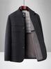 2025 Men's Trendy Stand Collar Jacket: Slim Fit Business Casual Suit for Spring and Autumn