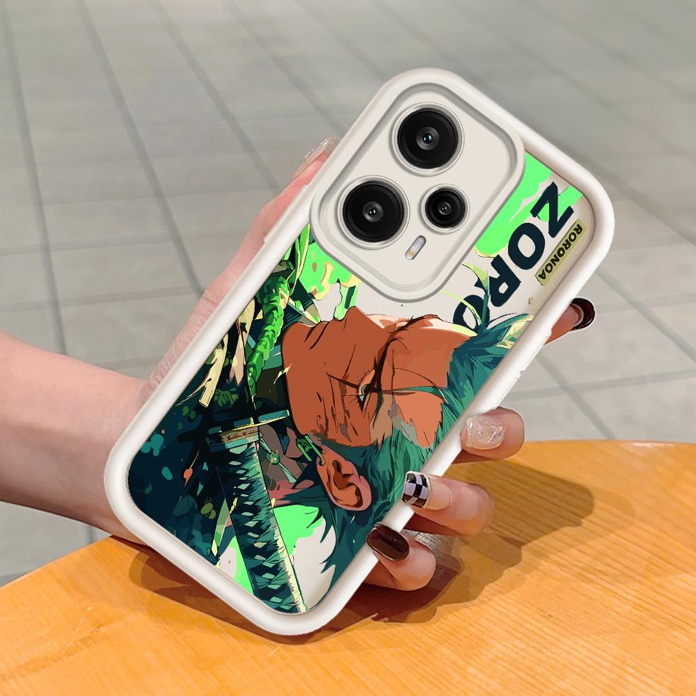 Soft Silicone Square Ladder Printing Pattern Phone Casing Full Cover Camera Shockproof Protection Rubber Case for Xiaomi Redmi