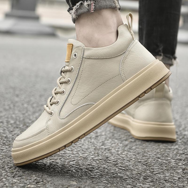 Fashion Genuine Leather Men's Shoes Fashion Designer Casual Shoes High Quality Comfort Sport Shoes for Men Sneakers Zapatillas Hombre