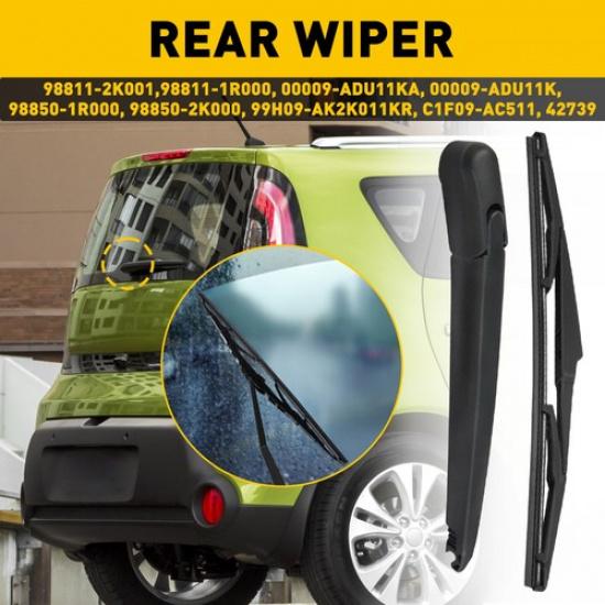 Car Rear Windshield Wiper Arm & Blade Auto Accessories For 2015- KIA SOUL