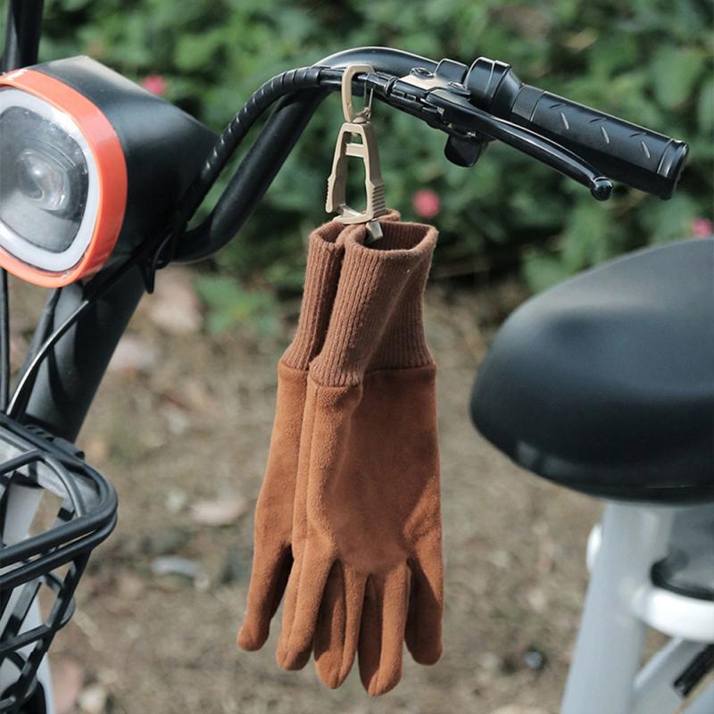 1-10pcs Outdoor Gloves Clip Hanger Multi-purpose Anti-drop Hook Work Gloves Holder Water Bottle Keys Safety Clamp Camping Tools