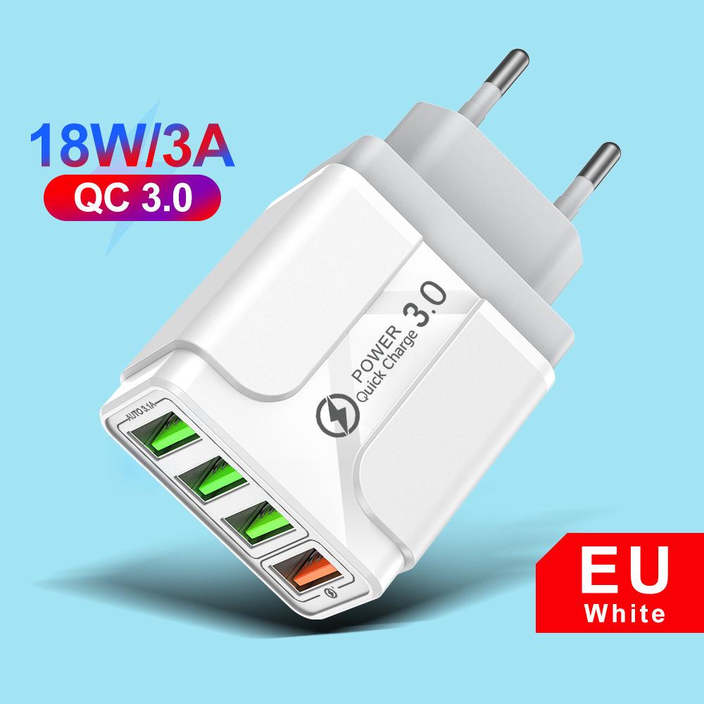PD33W QC3.0 GaN Multi-Port Fast Charger - 9V/12V European Standard