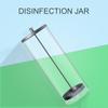 2 Types Disinfection Jar Sterilization Container Sanitizer Glass Jar Manicure Tools for Salon