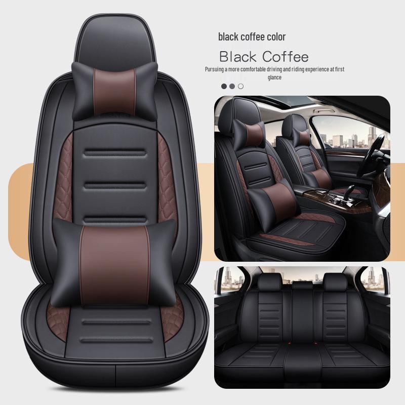 All-Season Universal Leather Car Seat Cushion Cover
