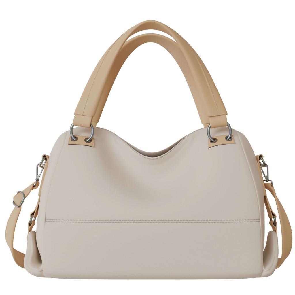 Damen Schultertasche – elegante vegane Handtasche mit viel Stauraum