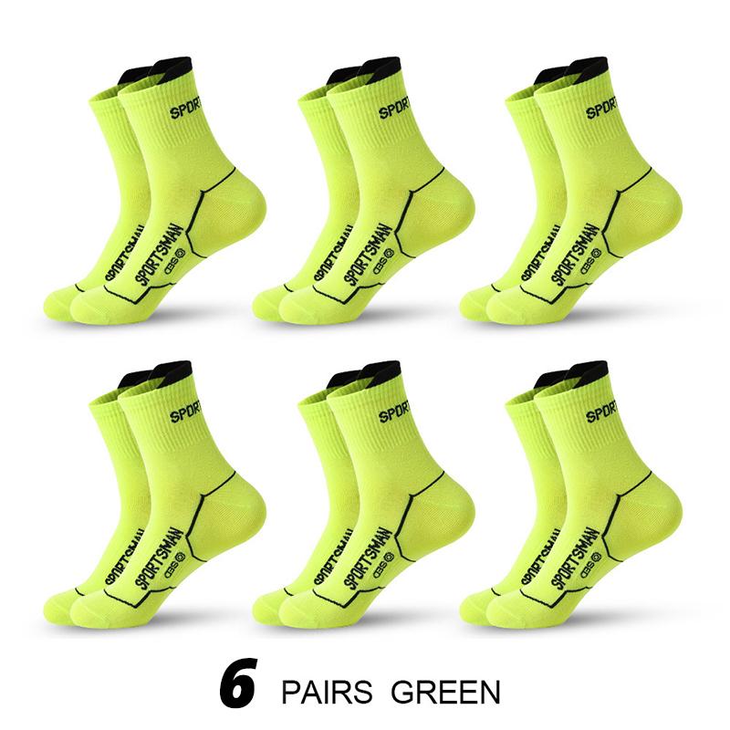 5 Pairs Men's Middle Socks, Sweat Absorbing Sweat Wicking Odor Proof Exercise Outdoor Basketball Running and  Fitness Long Sock