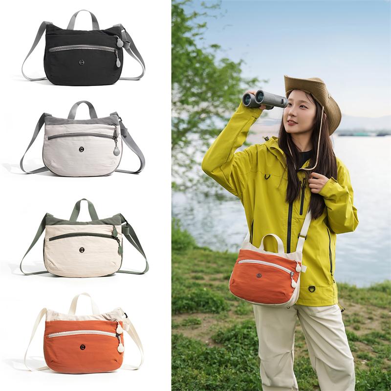 Axelväska Lättviktig Stor Kapacitet Nylon Crossbody-väska