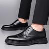 Fashion Sneakers Mens Dress Shoes Retro Male Leather Business Male Baroque Shoes Casual Outdoor Mens Oxford Footwear