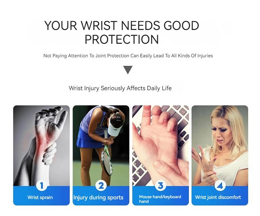 Fitness Strength Bandage Hand Wrist Straps Sports Wristbands Support Gym Wraps Wrist Brace