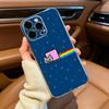 Cute N-Nyan -C-Cat Phone Case For iPhone17,16,15,14,13,12,11 ,Pro Max, Plus Soft Silicone Transparent Cover