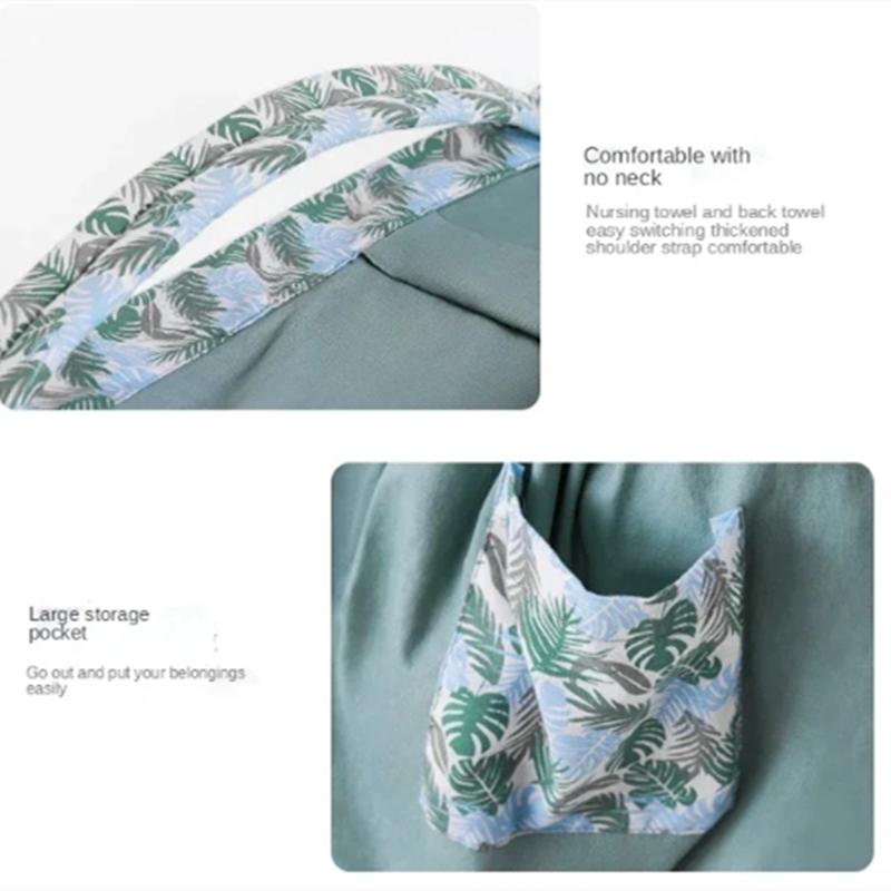 Bæresjal Nyfødt Slynge Dobbel Bruk Ammedekke Bæresele Mesh Stoff Ammebæreseler Opp Babybæresele Ryggsekk 0-36M