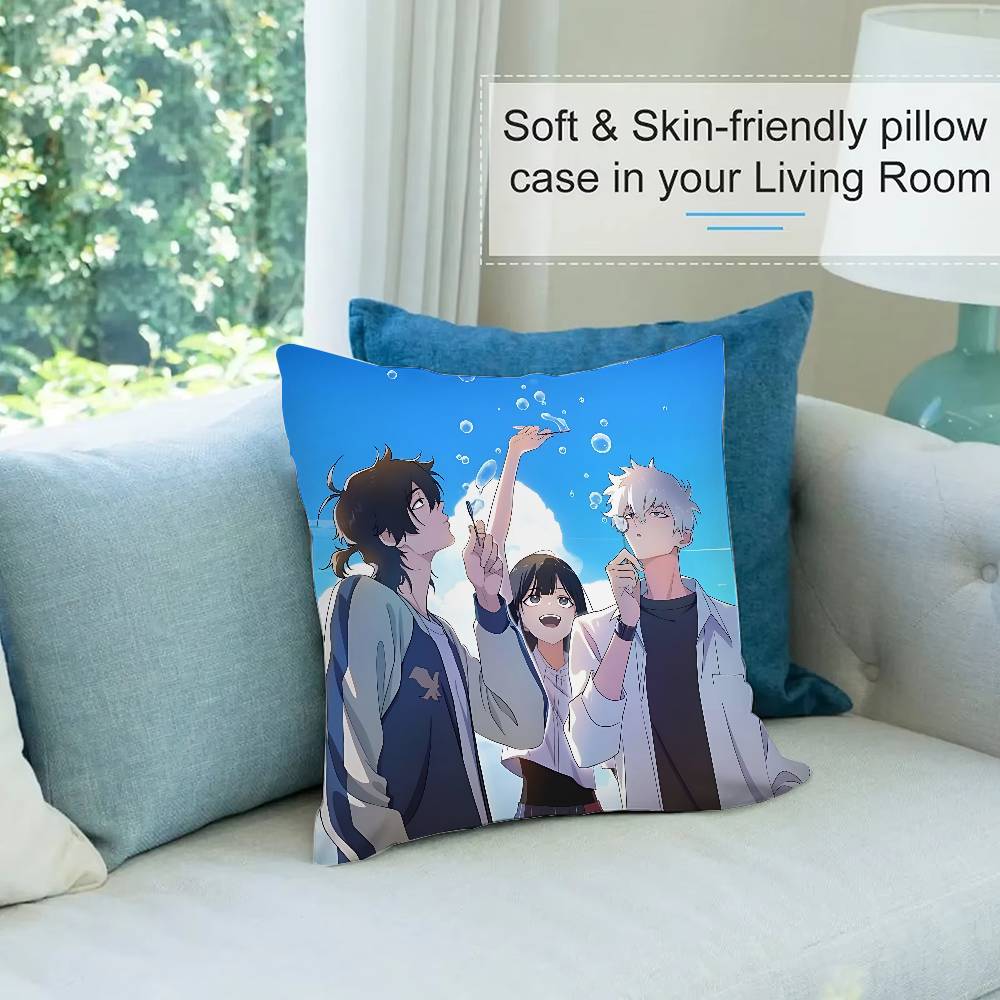 Anime Link Click Pillow Case Cushion Cover Soft Cute Throw Pillow Case For Car Sofa Pillowcase Polyester With Zipper