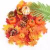 50Pcs Artificial Pumpkins Autumn decoration set, Halloween Mini Fake Pumpkins