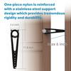 Cat Door Latch with Stabilizer, 7 Sizes Adjustable Cat Door Holder Latch to Keep Dog Out of Litter Box, Economical Alternative of Pet Gates and