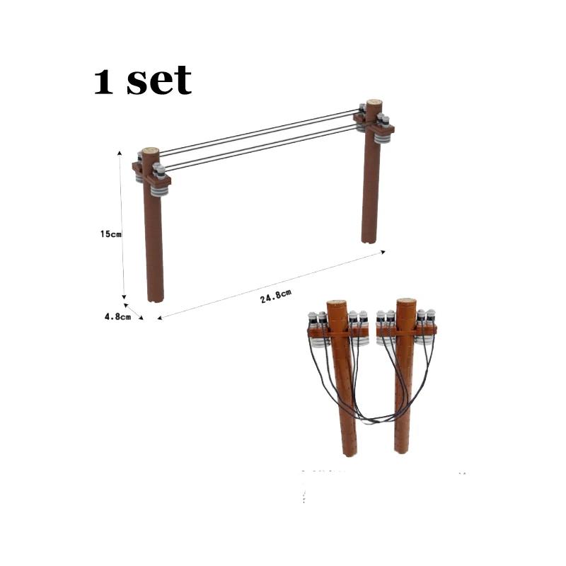 City Train Parts Tracks Train Station Bricks Railway Buffer Stop Model Rails Straight Curved Railways Building Blocks MOC Toys