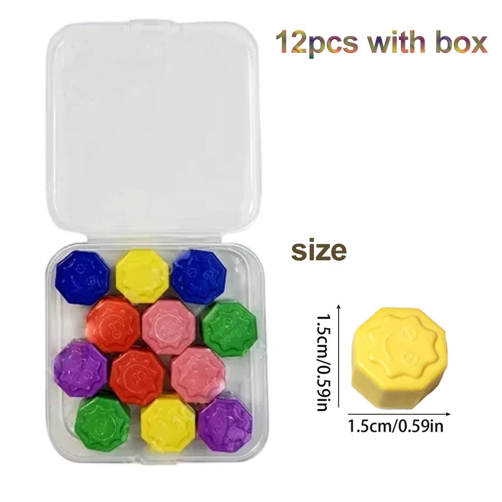 6/12PCS Korea Traditional Play Game Gonggi Jack Stone Pebbles Set Box Exercise Colorful Fun Stress Relief Toy