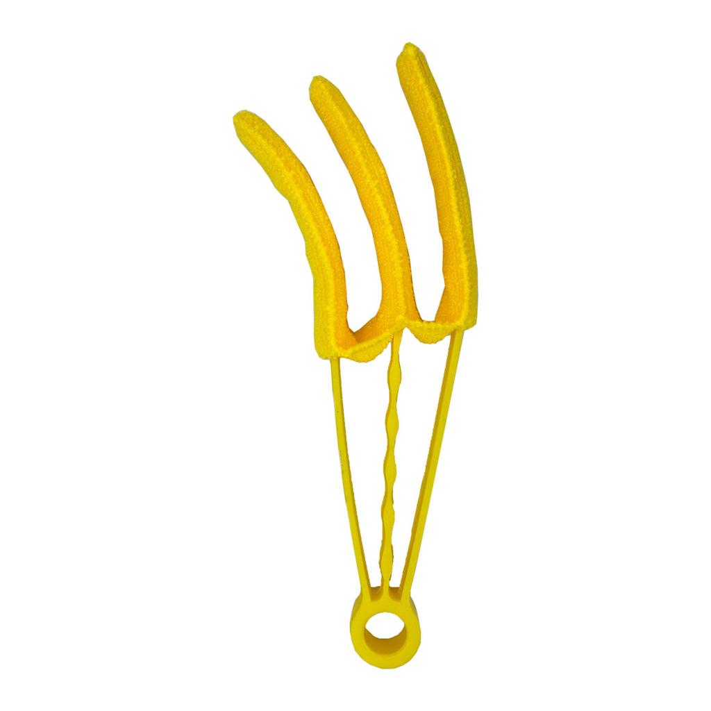Washable Air Conditioner Vent & Blind Cleaning Brush with Removable, Fluffy Seven-Tooth Design