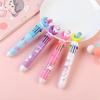 4pcs Creative and Cute New Oil Pen Ten Color Internet Celebrity Multi functional Multi color One 10 Color Ball Pen