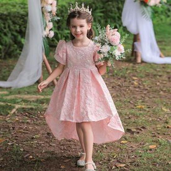 Prinzessin Mesh Abendkleid für Mädchen - Kinderaufführungs- und Partykleid