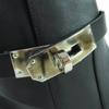 Ausgezeichnete HERMES Kurzstiefel Neo Kelly Schnalle Leder schwarzes Leder Damen 35.5 Gebraucht
