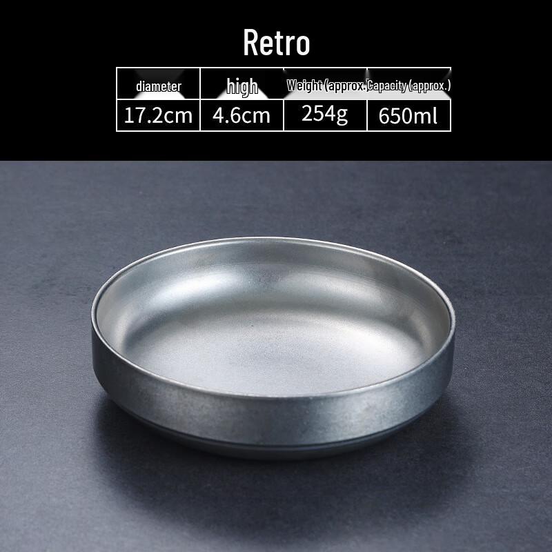 Wutuo Vintage Stainless Steel Kimchi Bowl