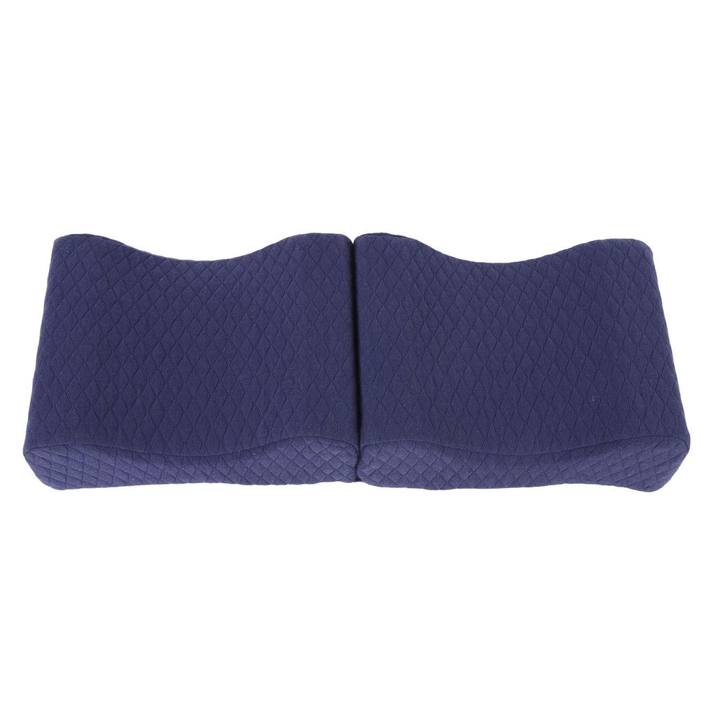 Memory Foam Knee Pillow for Side Sleepers Soft Ergonomic Elevation Cushion Curved Between Leg Pillow