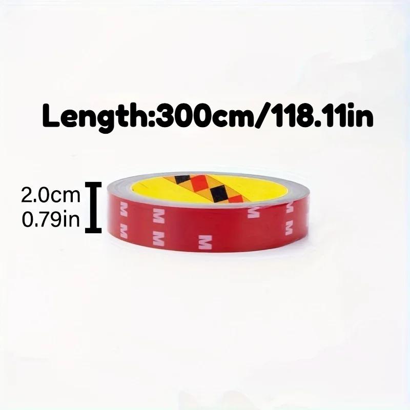 300CM Extra Strong Double Sided Tape Adhesive Car Special Tear Off Without Leaving Traces High Viscosity Mounting Fixing Sticky