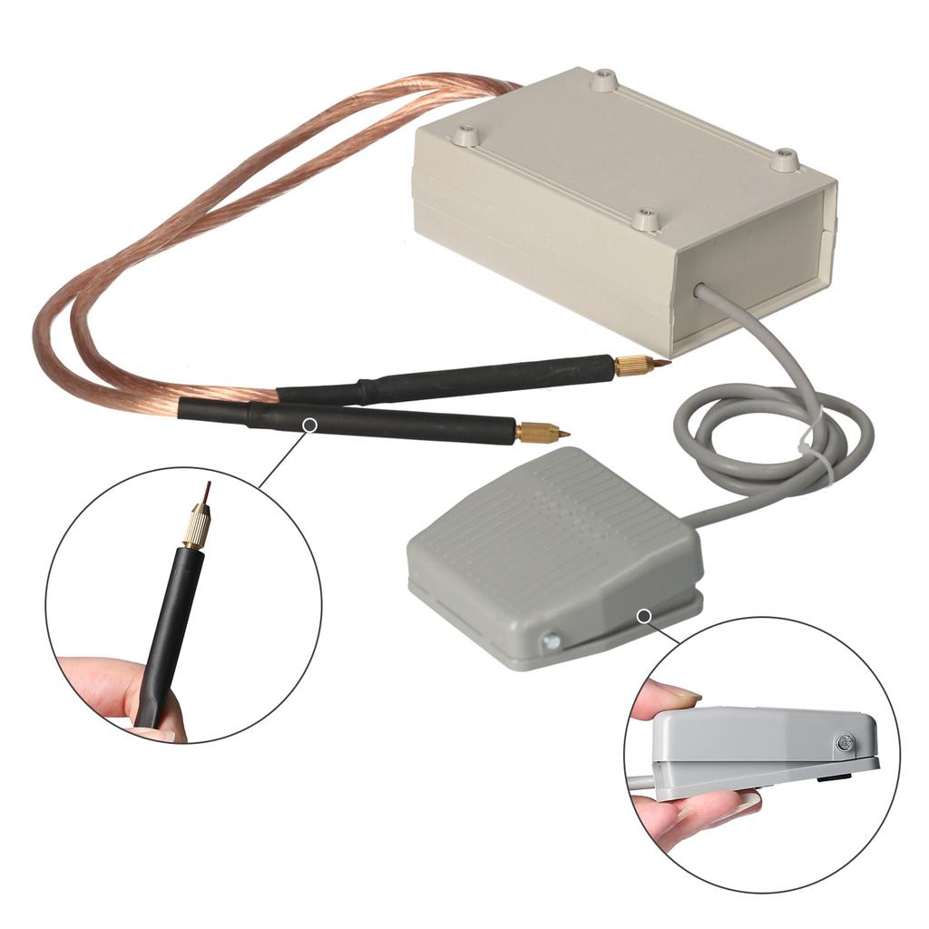 Saldatrice a punti a batteria da 5000W Saldatrice a punti portatile Saldatori regolabili in corrente 0-800A per batteria al litio
