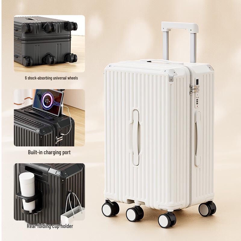OEING Multifunctional Large Capacity Travel Luggage 22 inch