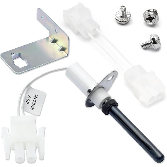 80 Volt IGN00145 Furnace Ignitors for Furnace Igniters Compatible with Trane IGN145, Hot Surface Silicon Nitride Ignitors kit with Mounting screws