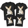 Tricou de Paște Fericit cu Iepuraș de Familie Tee Drăguț Ținută Potrivită pentru Petrecerea de Sărbătoare #ED