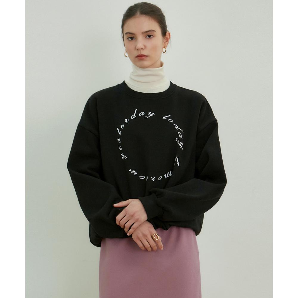 

NICKNICOLE Круглый вырез с принтомЧерный