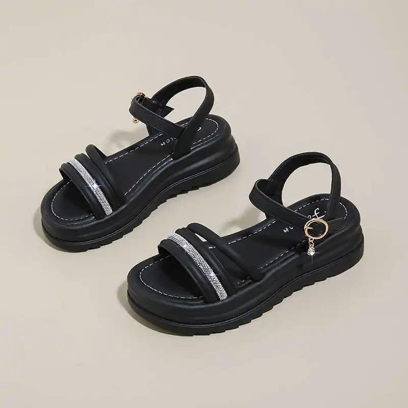 Fashion Strips Round Nose Women Flat Sandal Slippers Comfortable Flip Flops Shoes Comfortable Tennis Sneakers Sport Global Brands