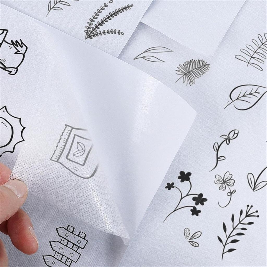 BHBL Stick & Embroidery Paper for Embroidery Dissolvable Embroidery Transfer for Transferring Embroidery Patterns 5PCS