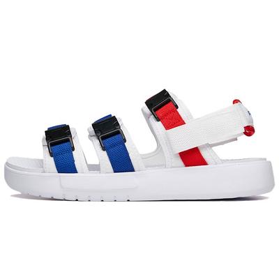 Lifestyle Serie Einriemen Zehenfrei Strand Sportsandalen Herren Sandalen Weiß Blau 912036905-2