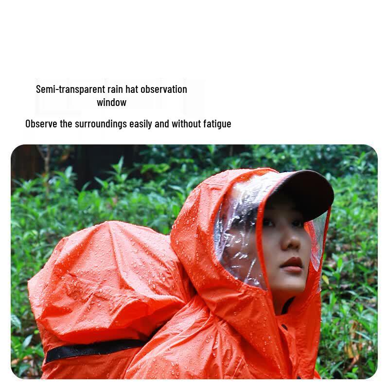 MOBIGARDEN Outdoor Hiking Backpack Rain Poncho