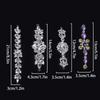 1PC Sew-On Trim DIY Marquise Teardrop & Round for Clothes Shoes Bags Belt Sash Appliques Glitter Wedding Dress Rhinestone Chain