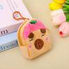 Fruit Plush Capybara Coin Purse Headphone Data Cable Storage Bag Gift Pendant