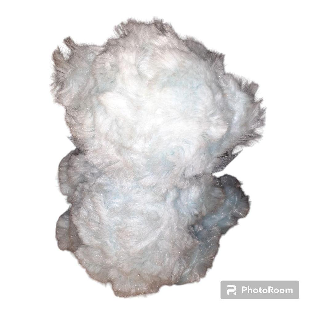 [USED] Miniature Teddy Bear Plush Toy, Light Blue