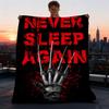 1pc Never Sleep Again Outdoor Flannel Blanket, Lightweight Warm Cozy for Travel Camping Office Soft Polyester Fabric