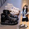 Girls' High-Top Summer Sandals 2026 - Hollow Soft Sole Closed-Toe Roman Style for Kids