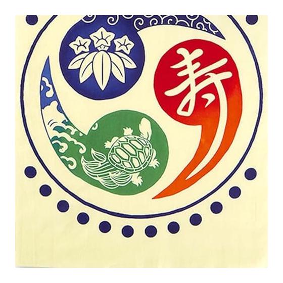 JIKAN STYLE Tenugui Cotton Towel - Japanese Traditional Hand Towel, Made in Japan, Overseas Souvenir, Kenema Designs (Annon Futo, Kotobuki Daiko,