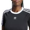 AdidaS Three StripeS Baby Tee Women S Short Sleeve Iu2532