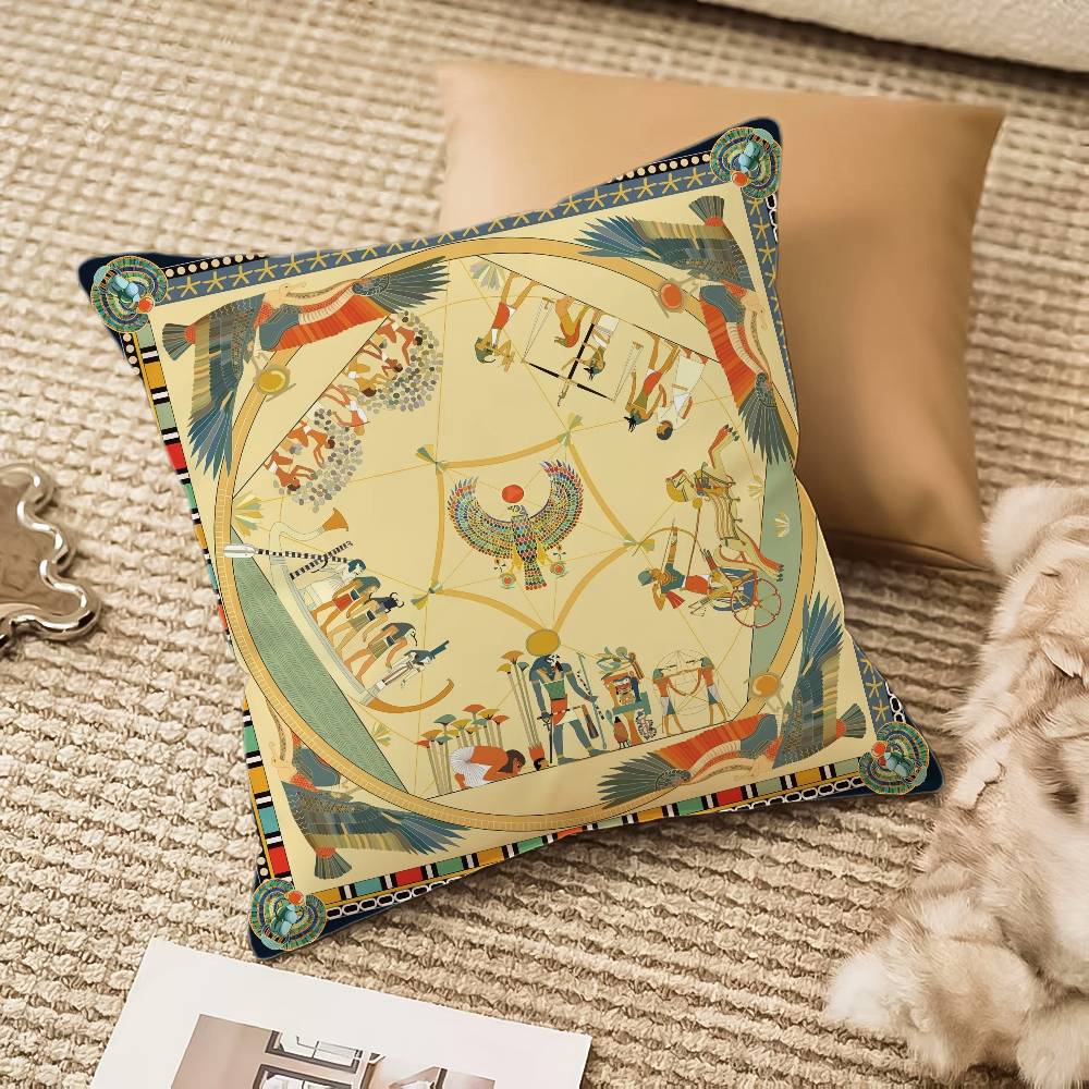 Ägypten Pharao Kissenbezug Anti-Hausstaubmilben Unsichtbarer Reißverschluss Sofa Bett