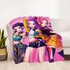 Colorful Friends Party Blanket Warmthful Decor Suitable for Bed Chair Bedding for All Occasions Warmthful Decor Gift for Travel Home Birthdays