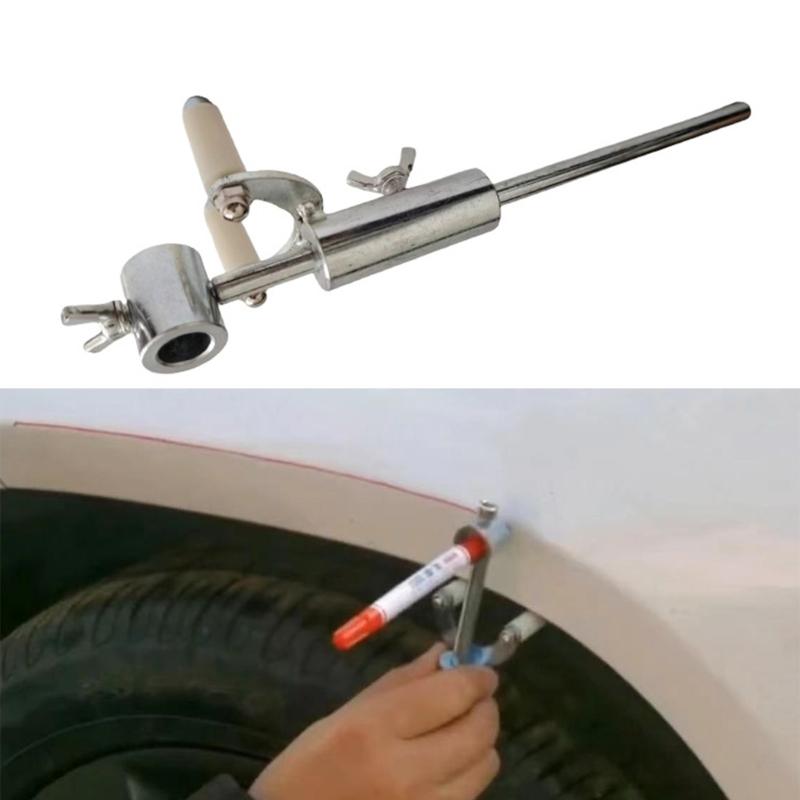 Strumento per il Disegno Parallelo dell'Arcata Ruota Automobilistica Strumento Regolabile per la Marcatura delle Linee della Carrozzeria dell'Auto Pennino Portatile per l'Arcata della Ruota dell'Auto