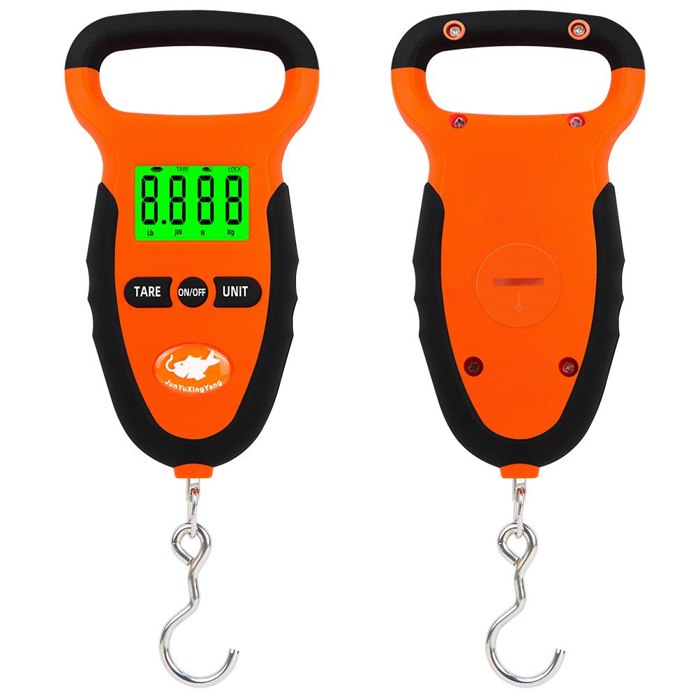 

50KG/110Lb Portable LCD Digital Hanging Scale Fishing Travel Luggage Weighing Scale Weight Hook Crane Hanging Scale Home Farm