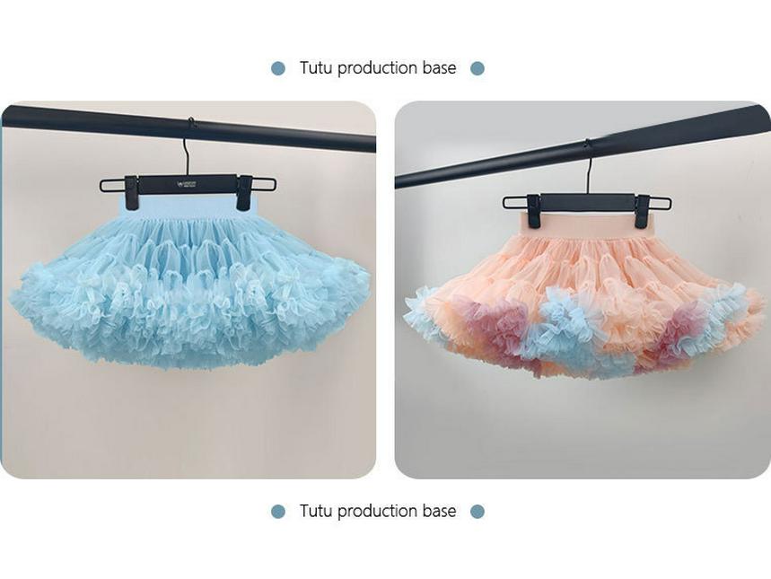 Girls' Autumn/Winter New Style Mesh Tutu Skirt