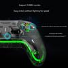 Gaming Controllers With Hall Triggers RGB LED Lights Remote Joystick Gamepad Accessories Bluetooth-compatible Controller